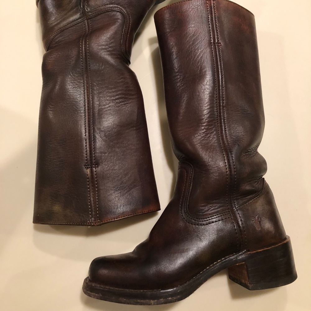 Women’s campus Frye leather boots
